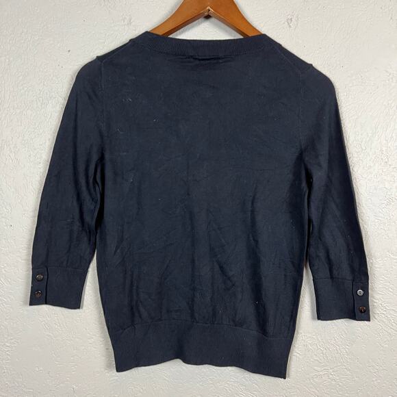 NEW! Gap Lightweight Academic CArdigan Button Front Black - XS - Picture 3 of 5